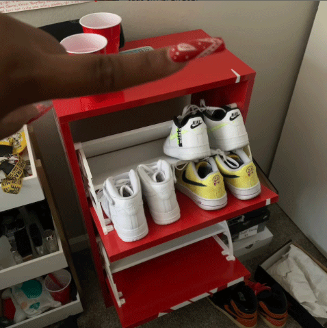 custom jordan shoe box storage